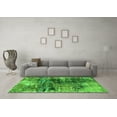 thumbnail image 3 of Ahgly Company Indoor Rectangle Oriental Green Industrial Area Rugs, 6' x 9', 3 of 4