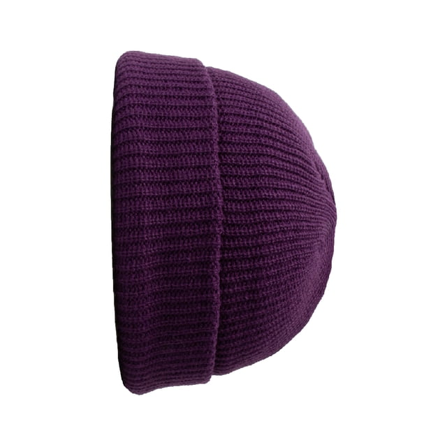 Tuque Tricotée Exquise Confortable Style Simple Femmes Hommes Mode Chapeaux Couvre-Chef Ornement Vêtement Accessoire pour Déco de Robe Violet