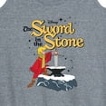 thumbnail image 3 of Disney - The Sword And The Stone - Original Logo - Women's Racerback Tank Top, 3 of 5