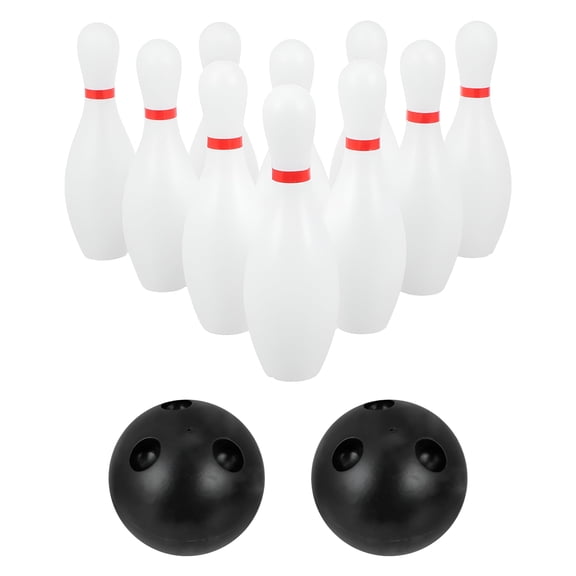 BESTSKY 1 Set Kids Bowling Balls Plastic Bowling Toy Outdoor Indoor Bowling Sports Toy