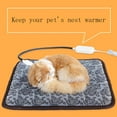 thumbnail image 3 of HLONK 2024 New Pet Heating Pad  Adjustable Temperature Dog Cat Heating Pad with Timer  Indoor Pet Heating Pads with Chew Resistant Cord Indoor Pet Heated Bed  for Cats and Dogs, 3 of 8