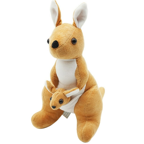 stuffed kangaroo with pouch