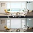 thumbnail image 2 of SHAR Window Film Privacy Protection Frosted Opaque Window Film Electrostatic Window Sticker Anti-UV Self Adhesive Window Film 40 x 200cm, 2 of 5