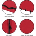 thumbnail image 4 of Rolling Christmas Tree Storage Bag- for 12 FT Artificial Trees- Red Canvas Duffel with Wheels-Protects Holiday Decorations & Inflatables by Elf Stor, 4 of 6