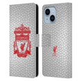thumbnail image 1 of Head Case Designs Officially Licensed Liverpool Football Club Crest 2 White Pixel 2 Leather Book Wallet Case Cover Compatible with Apple iPhone 14 Plus, 1 of 6