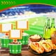 thumbnail image 5 of Juego de bolos de fútbol Suclain, 50 unidades, con tarjetas de gol y pegatinas, 5 of 7
