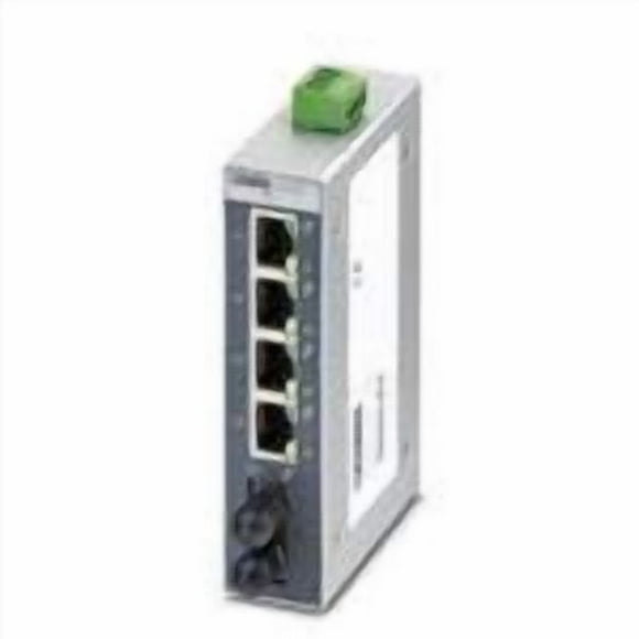 Phoenix Contact 2891028 Industrial Ethernet Switch FL Switch SFNB 4TX/FX ST, 4 TP RJ45 Ports, 1 FO Port, 100 Mbps Full Duplex in ST-D Format