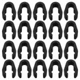 thumbnail image 1 of 20pcs Mic Cable Clips Flexible Plastic Microphone Boompole Cable Clip for Universal Microphone Stand, 1 of 9