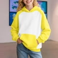 thumbnail image 4 of KAUOD Teen Girls Cotton Hoodies Oversized Pockets Pullover Hoodie Sweatshirts Kids Thick Fleece Fall Preppy Cute Tops Clothes, 4 of 7
