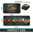 thumbnail image 2 of Artistic and Colorful Kitchen Rugs and Mats Set of 2, Spicy Art Non-Slip Backing Kitchen Rugs, Cooking Sets Low-Profile Washable Floor Mat for Home Kitchen Decor - 17x29 and 17x47 Inch, 2 of 6