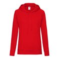thumbnail image 1 of Fruit of the Loom - Chaquetilla ligera con capucha para mujer (Rojo), 1 of 2