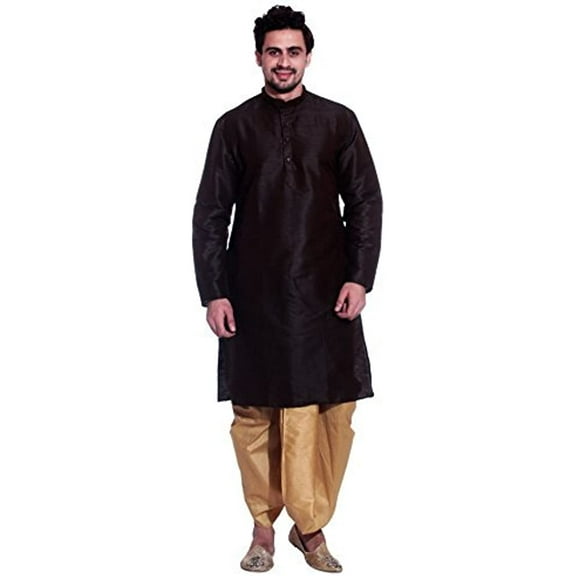 Royal Kurta Mens Cotton Silk Kurta Dhoti