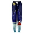 thumbnail image 4 of Sweatpants Women Casual Christmas Elastic Drawstring High Waist Attractive Pattern Printed Super Soft Lounge Yoga Pants, 4 of 6