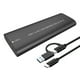 thumbnail image 2 of Caja externa para SSD jixopn M.2 NGFF/MVMe a USB 3.1 con clave M.2 (CCA negra), 2 of 8