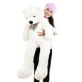thumbnail image 4 of Giant Plush Teddy Bear Stuffed Animal 47"-55" Large Hugging Bear with Healing Smile, Soft Fluffy Material & Safety Eyes, Perfect Gift for Kids and Home Decor for All Season., 4 of 8