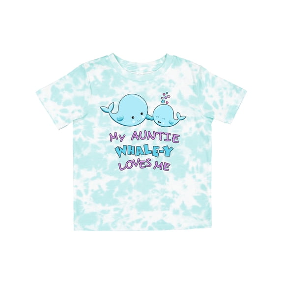 Inktastic My Auntie Whale-y Loves Me Boys or Girls Toddler T-Shirt