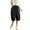 Black, variant on Sngxgn Women Casual Cotton Shorts Drawstring Comfy Elastic Waist Shorts Summer Pull On Short with Pockets(White,L)