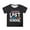 Black, variant on Back To School Girls Outfits Oversized Fit Quick Dry O-Neck 1/4 Sleeve Preppy First Day Of School Floral First Grade for Girls T-Shirt