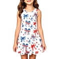 thumbnail image 2 of CAIXIA 4th of July Dresses for Girls USA Patriotic Dress American Flag A Line Dress Independence Day Outfit, 2 of 4