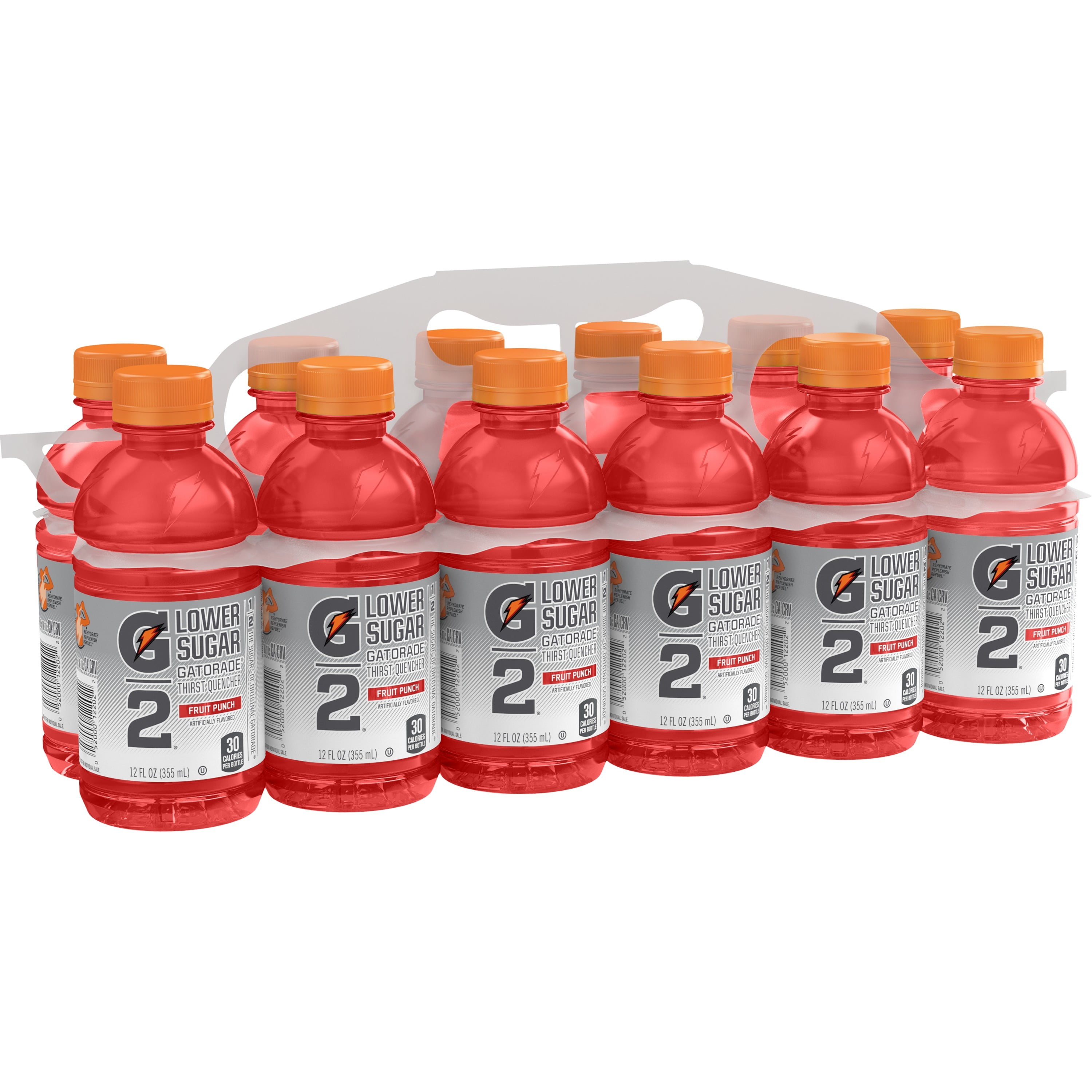 (12 Count) Gatorade G2 Thirst Quencher Lower Sugar Sports Drink, Fruit