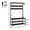 Black, variant on Aoile 4-in-1 Hall Tree, Entryway Bench with Coat Rack Freestanding, Shoe Bench with 8 Hooks & 3-Tier Storage Shelf, Gray