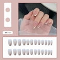 thumbnail image 4 of False Nails HUOGUO Matte Wear Short Fashion 24 unidades con caja, 4 of 5