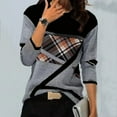 thumbnail image 1 of Pntutb moda mujer manga larga cuello redondo blusa estampada otoño casual pulóver tops Pntutb Pntutb-5431, 1 of 5