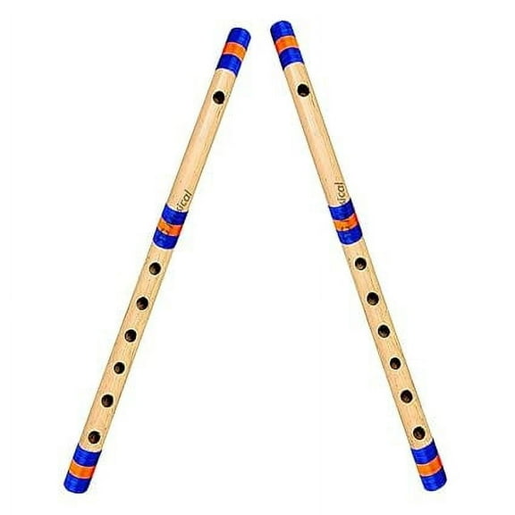 Classical Handmade Natural Bamboo Flute Bansuri Mmf G C Scale Indian Musical Instrument