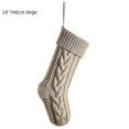thumbnail image 1 of Medias navideñas de 46 cm para niños, medias de punto de cable de gran tamaño, decoraciones navideñas para fiestas familiares, color 04, 1 of 5