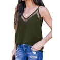 thumbnail image 4 of Maternity Tank Top Soft Sheer Mesh Stitching Camisole Lighweight Flowy Sleeveless Solid Shirts, 4 of 7