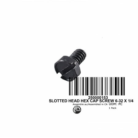 

Sea-Doo New OEM Slotted Head Hex Cap Screw 6-32 X 1/4 250000153