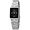 Silver, variant on Bulova Quadra Diamond Black Dial Ladies Watch 96P202