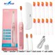 thumbnail image 1 of Seago Sonic cepillo de dientes eléctrico SG-507 para adultos cepillo con temporizador 5 modos Micro USB recargable cepillo de dientes conjunto de cabezales de repuesto Tan Jianjun unisex, 1 of 2
