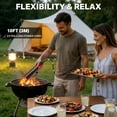 thumbnail image 5 of WPM Electric Charcoal Starter Fire Lighter with Air Blower, 60S Rises to 1292℉ Chemical Free Heated | 9.19ft Cable for BBQ Smoker, Grill Starter, Wood Burning Fireplaces & Fire Pits, 5 of 7