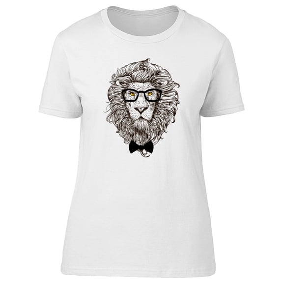 Beautiful Hipster Lion Tee Men's -Image by Shutterstock