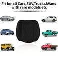 thumbnail image 6 of Unique Bargains Car Bottom Seat Pad Cover Black Faux Leather Rhombus Semi-enclosed Stereo Universal for Car SUV Truck 1 Pc, 6 of 7
