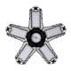 thumbnail image 2 of Luz de techo de garaje de cochera, luces LED de tejado de cochera de 80W toma de tornillo E26/E27, 5 paneles ajustables 6500K tienda, Granero, Magideal Luz de techo de garaje, 2 of 8