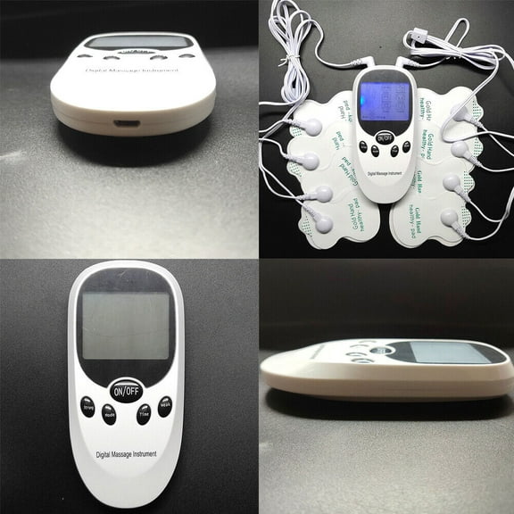 US 1-2Pc Electrical Stimulator Muscle Relax Massager Therapy Machine Pain Relief
