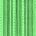 thumbnail image 1 of Ahgly Company Indoor Square Abstract Emerald Green Modern Area Rugs, 8' Square, 1 of 4