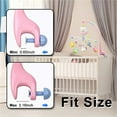 thumbnail image 4 of Cozyroom Baby Crib Mobile with Lights and Soothing Music Animals, Pink, 4 of 8
