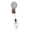 Orange, variant on Belt Clip Retractable Keychain and ID Badge Holder with Color Cord - Orange