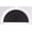 Black-blackout, variant on Cordless Arch Window Shades Half Circle Cellular Light Filtering Honeycomb Fabric No Drill Easy Install White 24" W x 12" H