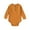#0210-Yellow, variant on Cowsor Unisex Baby Solid Color Long Sleeve Bodysuit Button Down Onesie for 0-24 Months Newborn Spring Fall Casual Wear