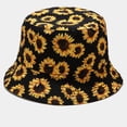 thumbnail image 3 of Chapeau de Pêcheur de Chapeau de Bassin d'Impression de Femmes Chapeau de Seau Extérieur, 3 of 3