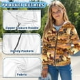 thumbnail image 5 of chaqlin Horse Zip up Hoodies for Girls Boys Size 8-10 Trendy Y2K Hoodie Sweatshirts Casual Long Sleeve Hooded Coat Kids Sweater Top with Pockets, 5 of 7