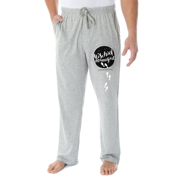 Harry Potter Pajama Pants Men's Mischief Managed Up To No Good Lounge Pants