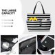 thumbnail image 3 of Fotbe Black And White Stripes Bolsa de Viaje para Playa - Resistente al Agua, Bolsa Tote de Gran Capacidad y Ligera con 7 Bolsillos para Mujeres y Hombres, 3 of 7