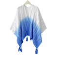 thumbnail image 3 of Hzzsbu Women's Gradient Color Cloak Cape Knit Shawl Vintage Ethnic Style Poncho, 3 of 7