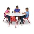 thumbnail image 3 of Berries Round Dry Erase Table - 48" Diameter, Mobile - Write-n-Wipe/Black/Black, 3 of 6