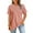 Pink, variant on Women's Bateau Sleeve Top – Round Neck Short Sleeve Casual Shirt, Solid Color Blouse